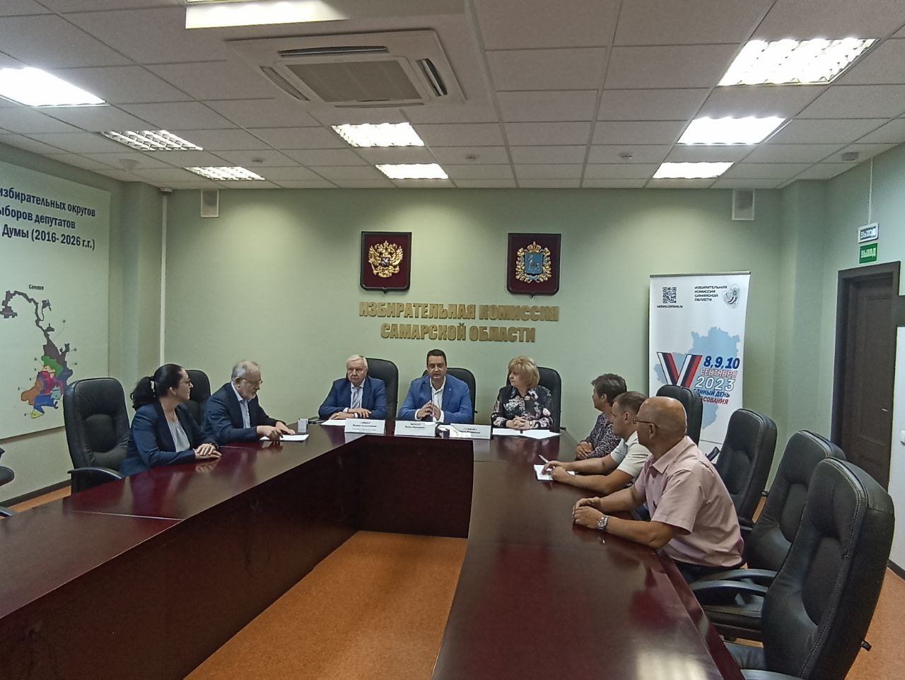 Подписание протокола о взаимодействии Уполномоченного по правам человека в Самарской области, Избирательной комиссии Самарской области и Общественной палаты Самарской области