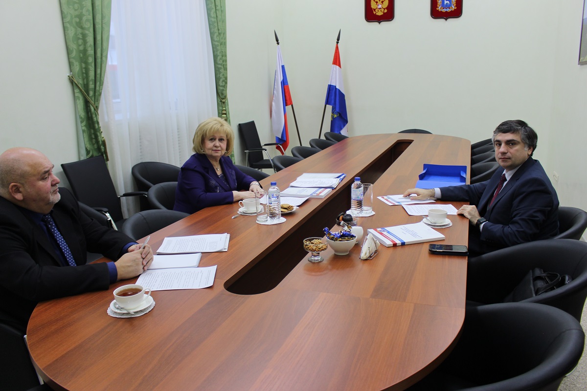 Рабочая встреча с министром образования и науки Самарской области В.А. Акопьяном