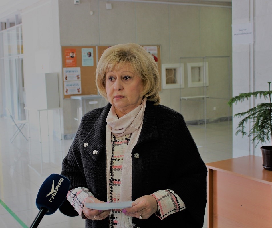 Ольга Дмитриевна Гальцова приняла участие в досрочном голосовании на муниципальных выборах депутатов