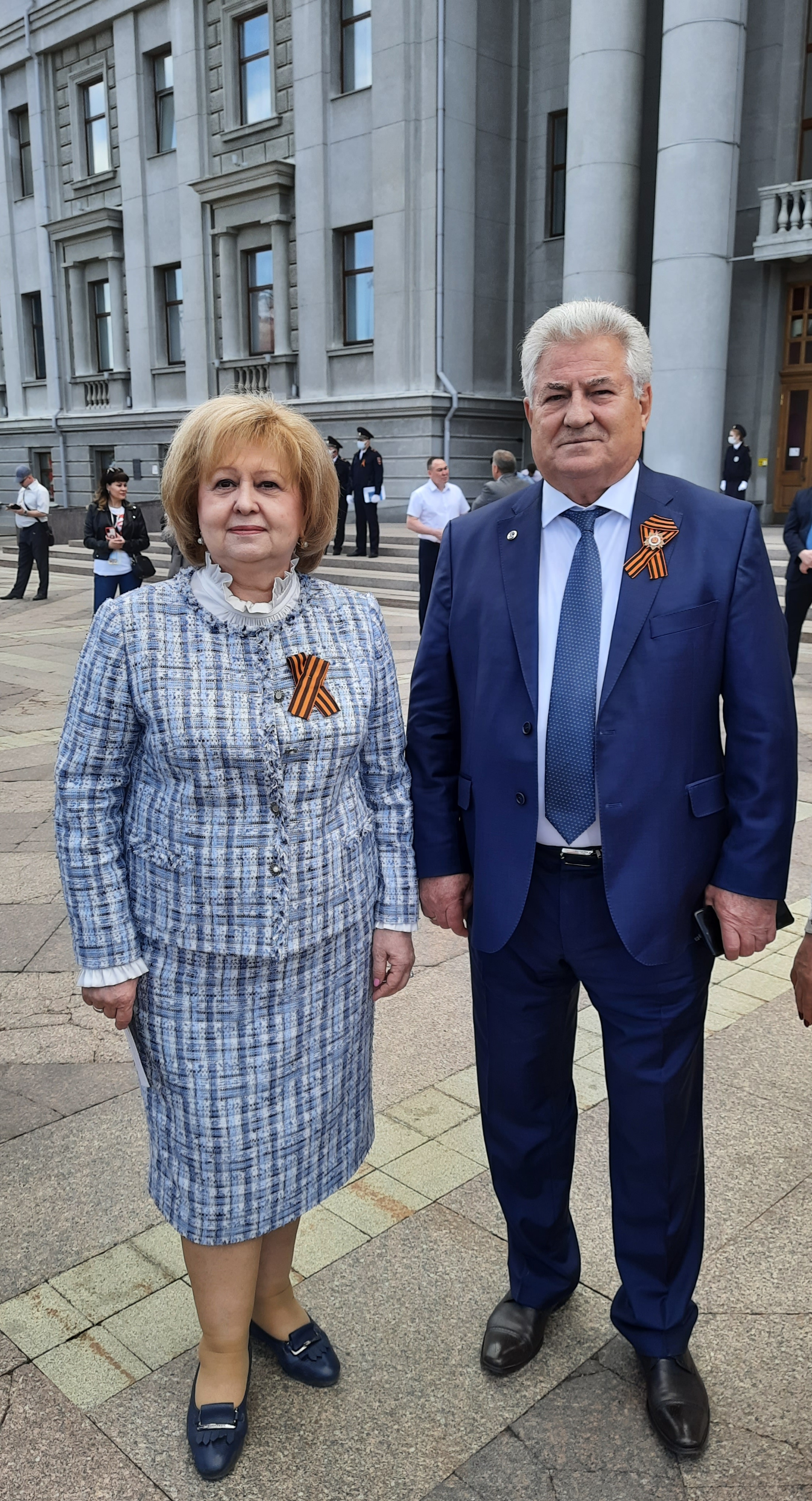 Уполномоченный по правам человека Ольга Гальцова и председатель Самарской Губернской Думы Геннадий Котельников