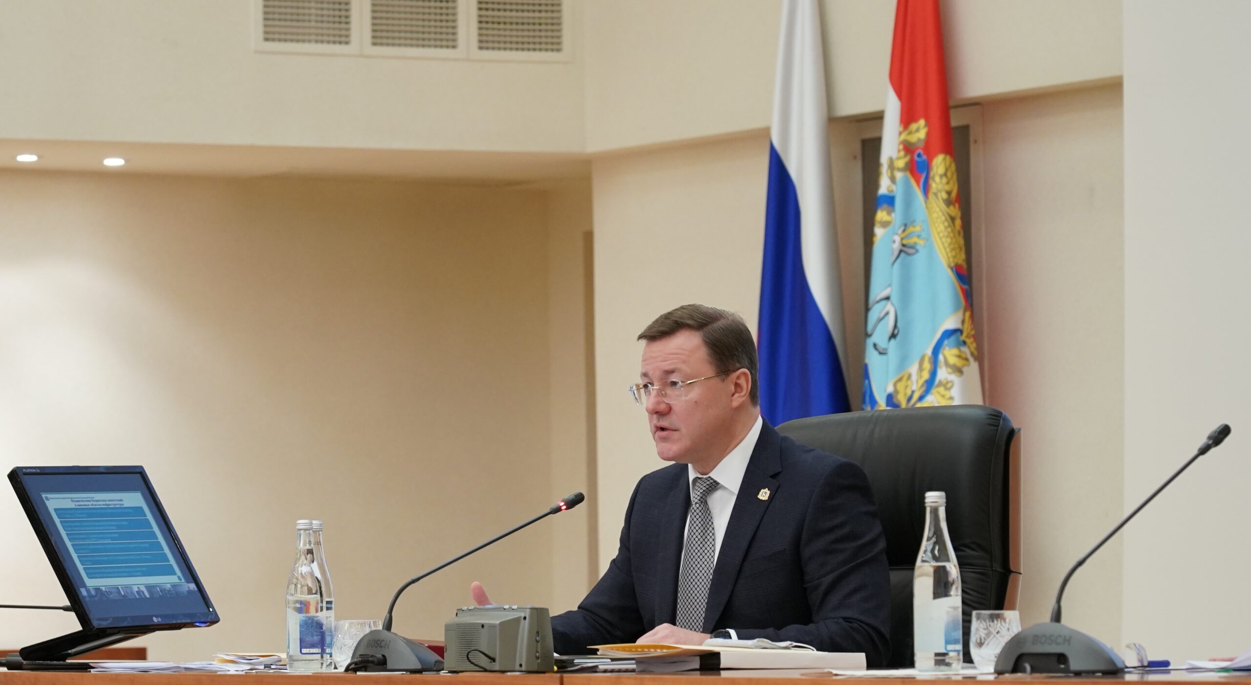 Расширенное заседание Правительства Самарской области по вопросам социально-экономического развития региона и формирования проекта регионального бюджета на 2022 – 2024 года.